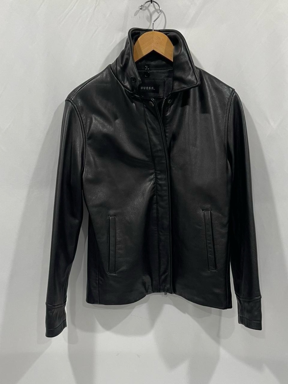 GUESS Black Leather Jacket